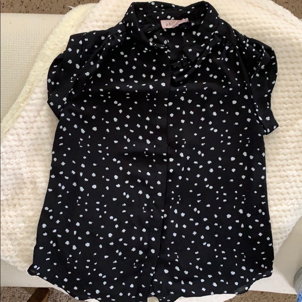 Philosophy Polkadot Blouse
